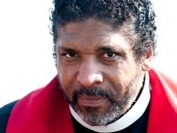 Rev. Dr. William J. Barber, On the Edmund Pettus Bridge, Selma, Alabama