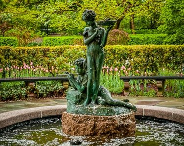 The Conservatory Garden, Central Park, New York City
