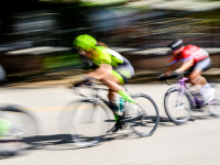 Bike race blur