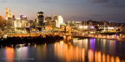 Cincinnati Skyline at Dusk