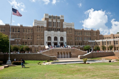 Central High School, Little Rock, Arkansas site of the 1957 school integration riots. Central High School, Little Rock, Arkansas site of the 1957 school integration riots.