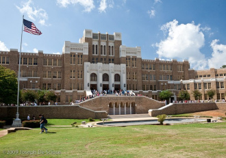 Central High School, Little Rock, Arkansas site of the 1957 school integration riots. Central High School, Little Rock, Arkansas site of the 1957 school integration riots.