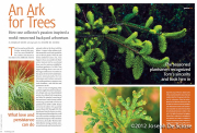 Horticulture Magazine story on the Cox Arboretum for the March-April 2012 issue photograph, Joseph De Sciose