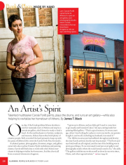 Artist Carol Foret, Athens, Alabama Southern Living Magazine, October 2008