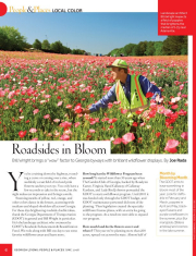Southern Living Magazine, June 2008, Georgia roadside wildflowers